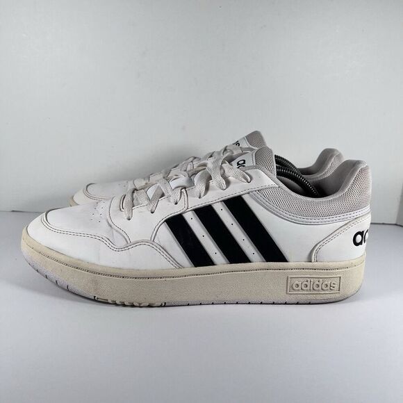 Adidas Hoops 3.0 Low Lace Up Athletic Shoes Sneakers Men's Size 11 GY5434 - Picture 3 of 8